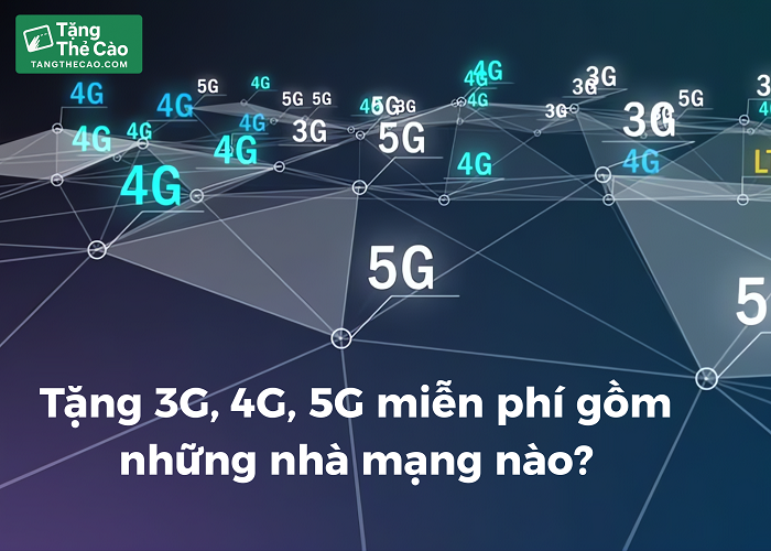 Những nhà mạng có chương trình tặng data miễn phí  