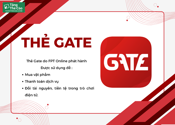 Thẻ Gate - biện pháp thanh toán tiện lợi cho game thủ