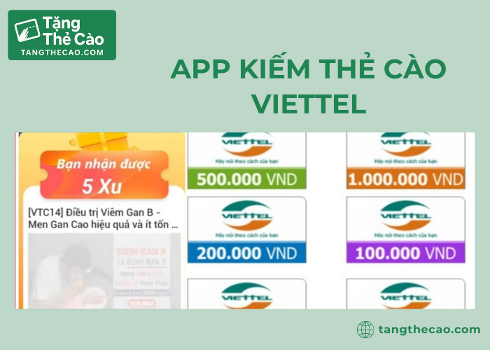 Nhận thẻ cào Viettel miễn phí tại các app uy tín